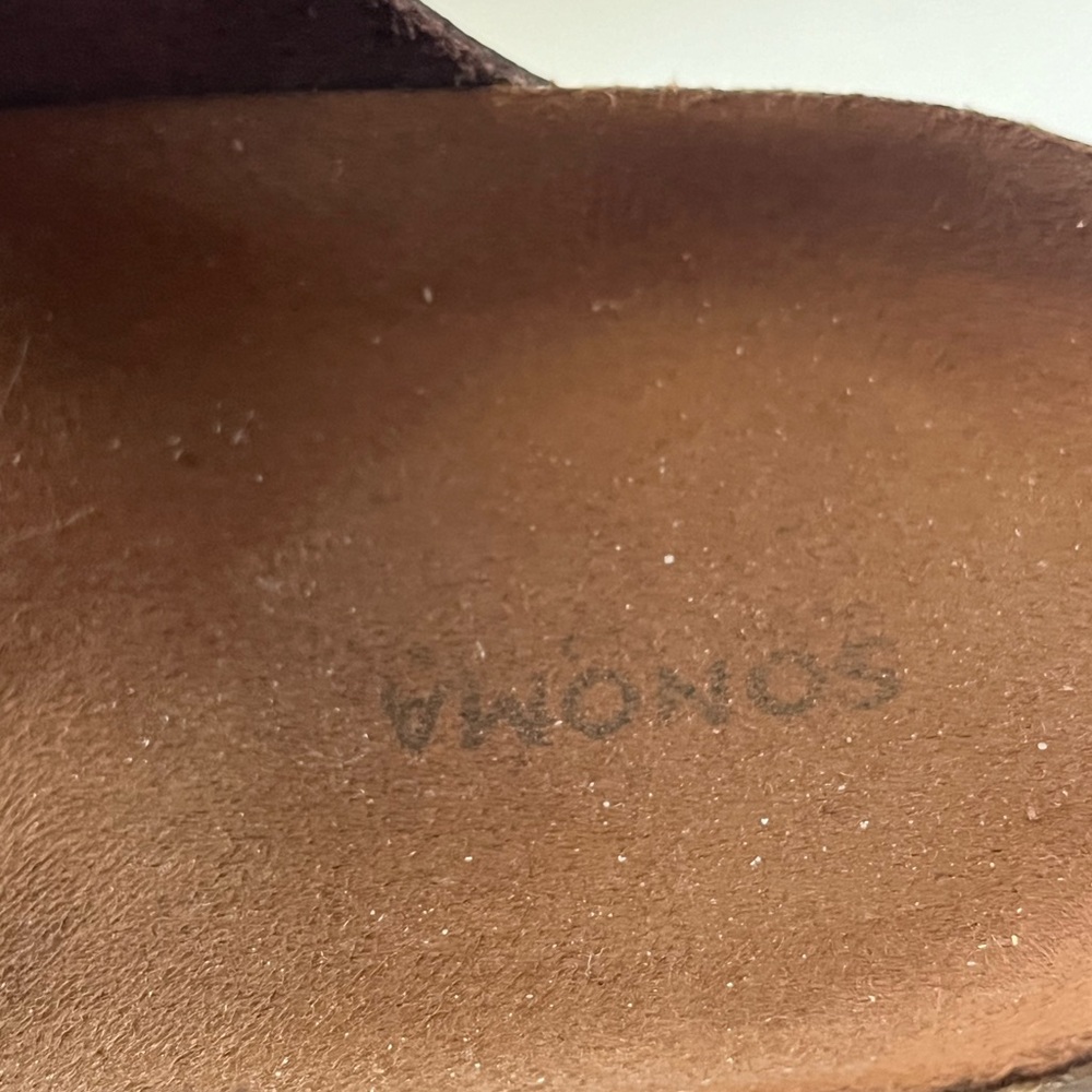 Sonoma Women’s Brown Sandals Shoes size 7 M - Picture 6 of 7
